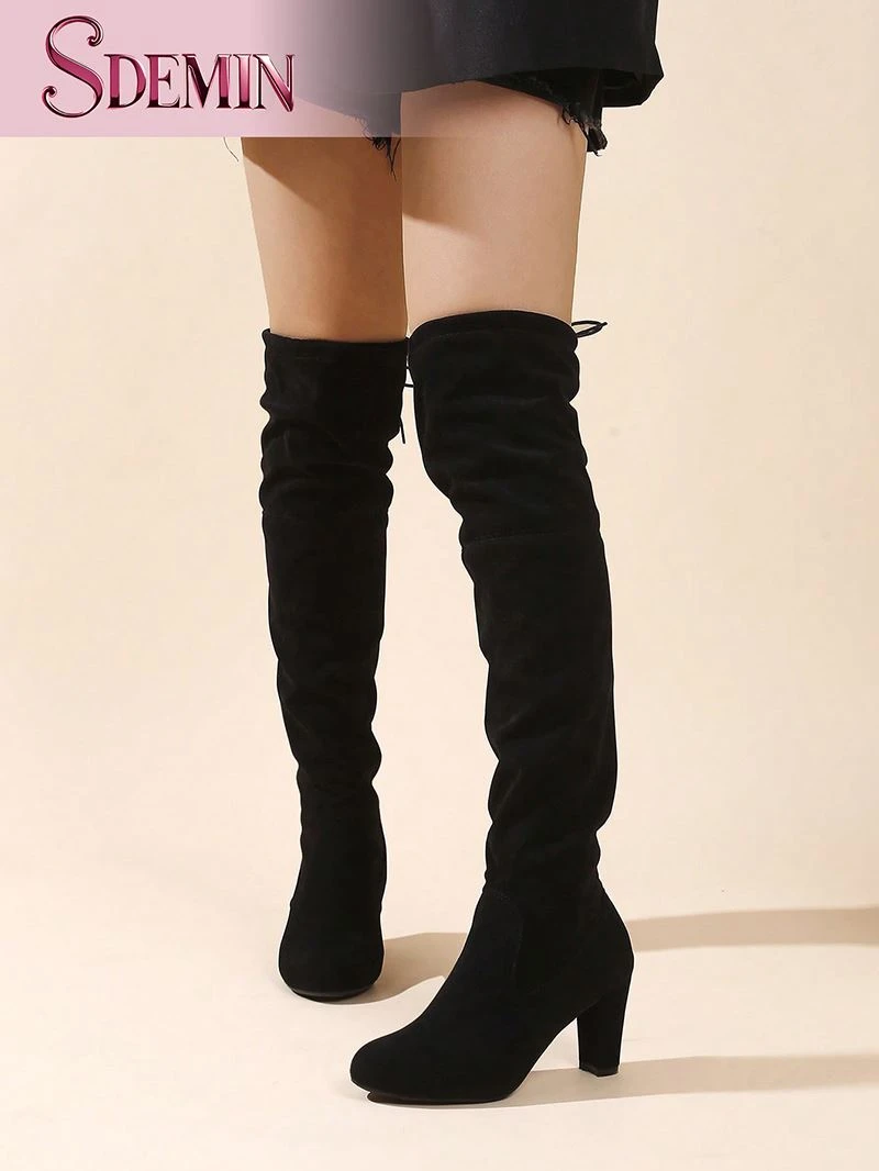 Over The Knee Black Stiletto Boots Over The Knee Black Stiletto Boots